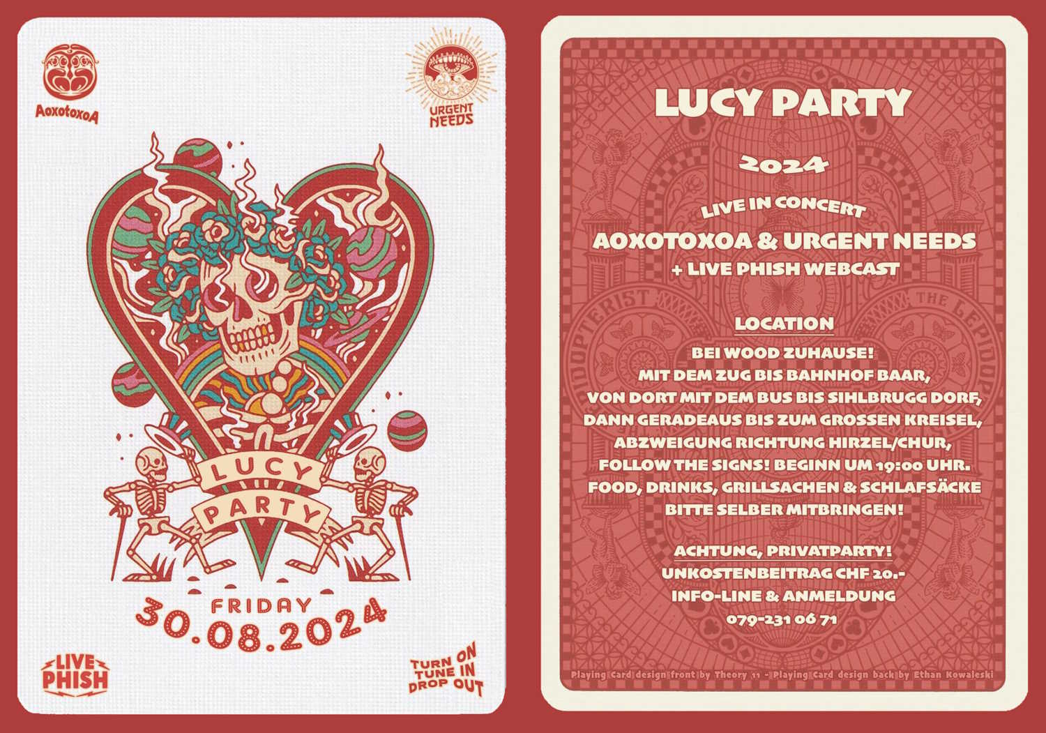 URGENT NEEDS at Lucy Party